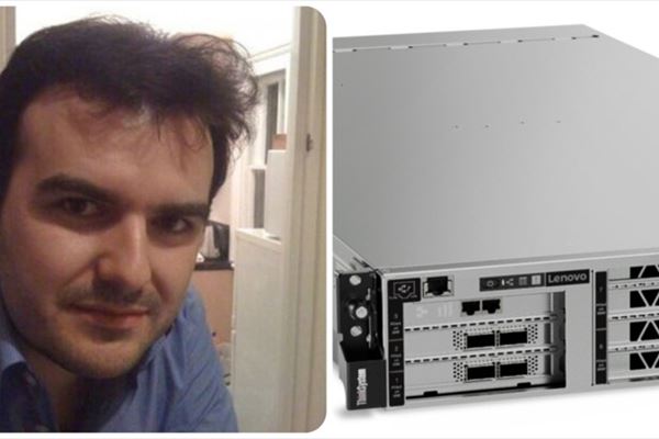 Mario Vigliar, Ceo di DpControl e il sistema Lenovo ThinkSystem Sr670