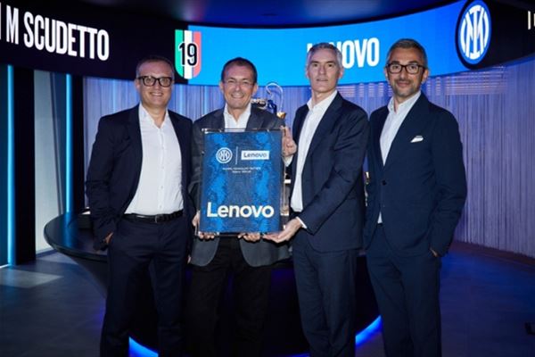 Lenovo, sponsor e partner tecnologico di Inter Fc